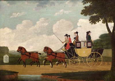 Le Royal Mail Coach, Chelmsford à Londres, 1799 - John Cordrey